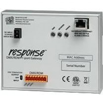 СВЕТОВЫЙ ПУЛЬТ, КОНТРОЛЛЕР DMX ETC RESPONSE ONE-PORT DMX/RDM GATEWAY FOR DIN-RAIL MOUNT 51034 СВЕТОВЫЙ ПУЛЬТ, КОНТРОЛЛЕР DMX ETC RESPONSE ONE-PORT DMX/RDM GATEWAY FOR DIN-RAIL MOUNT 51034